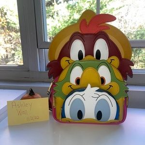 RARE Three Caballeros Loungefly Mini Backpack